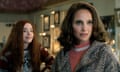 ‘Altogether masterly’ … Natalie Portman and Mikey Madison in Apple TV+’s Lady in the Lake.
