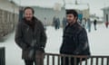 Deniz Celiloğlu and Musab Ekici as Samet and Kenan in About Dry Grasses.