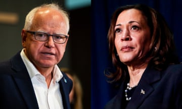 Tim Walz and Kamala Harris
