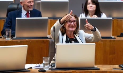'I will listen': Eluned Morgan selected as Welsh first minister – video