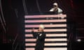 The Pet shop Boys perform at the Royal Opera House, London.