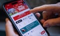 A gambling app on a mobile phone